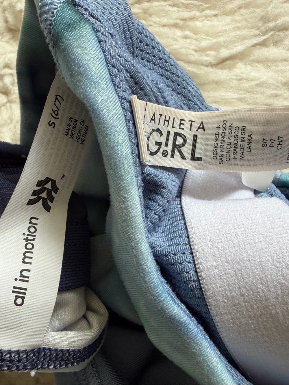 EUC Athletic Crop Tanks | Sz S (6/7) | Athleta & All In Motion - Picture 5 of 5